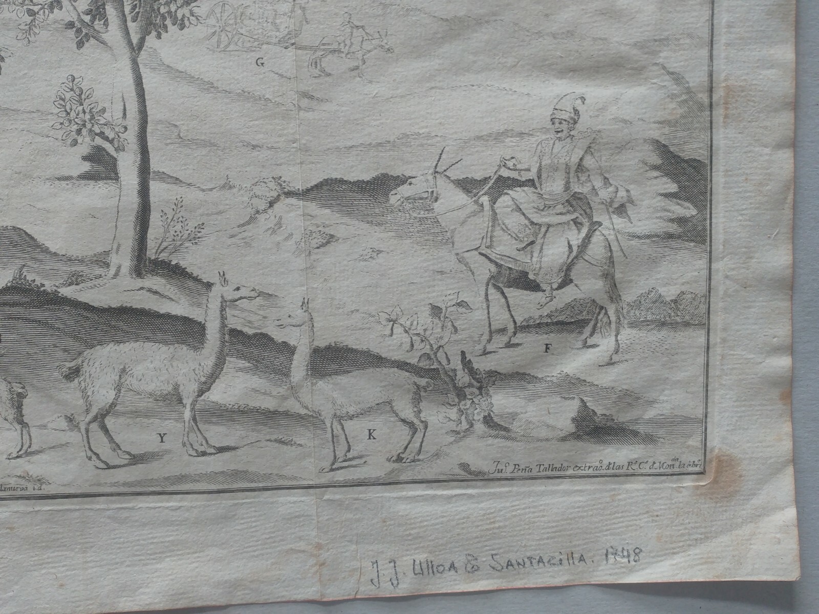 Chile de Jorge Juan y Antonio de Ulloa 1748 persons lima