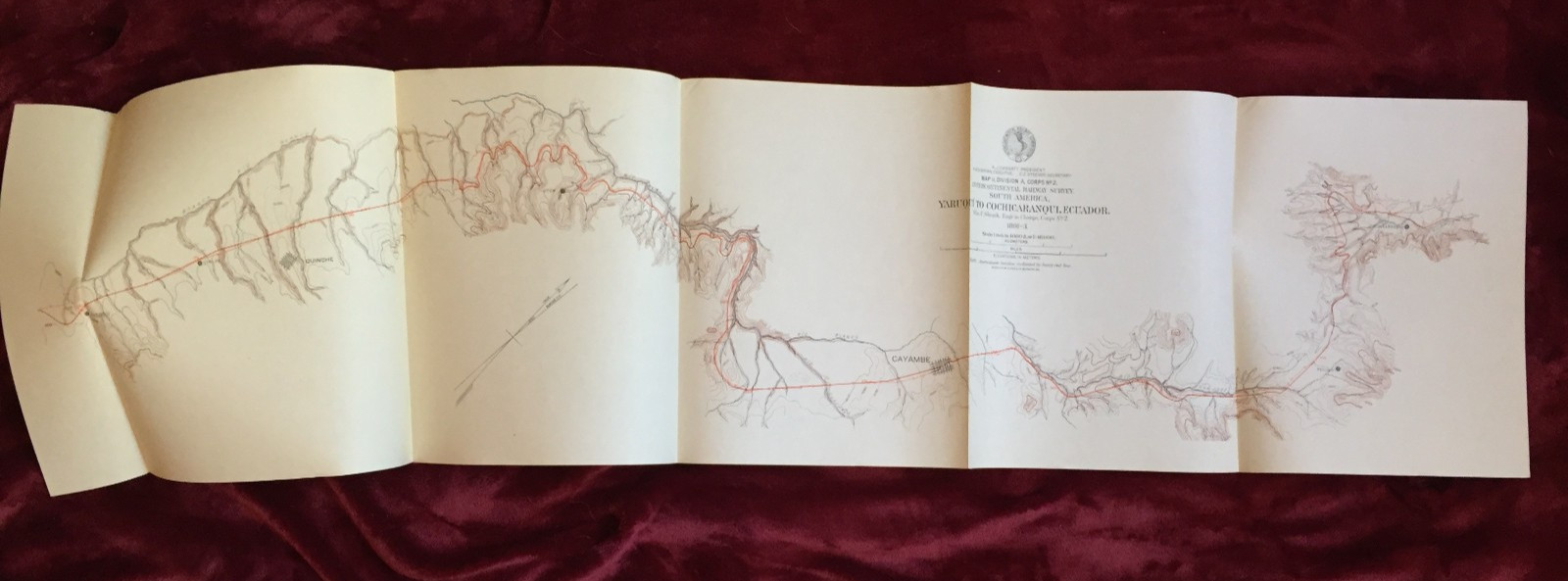 1895 INTERCONTINENTAL RAILWAY SURVEY – Over 100 MAPS & Profiles – South America