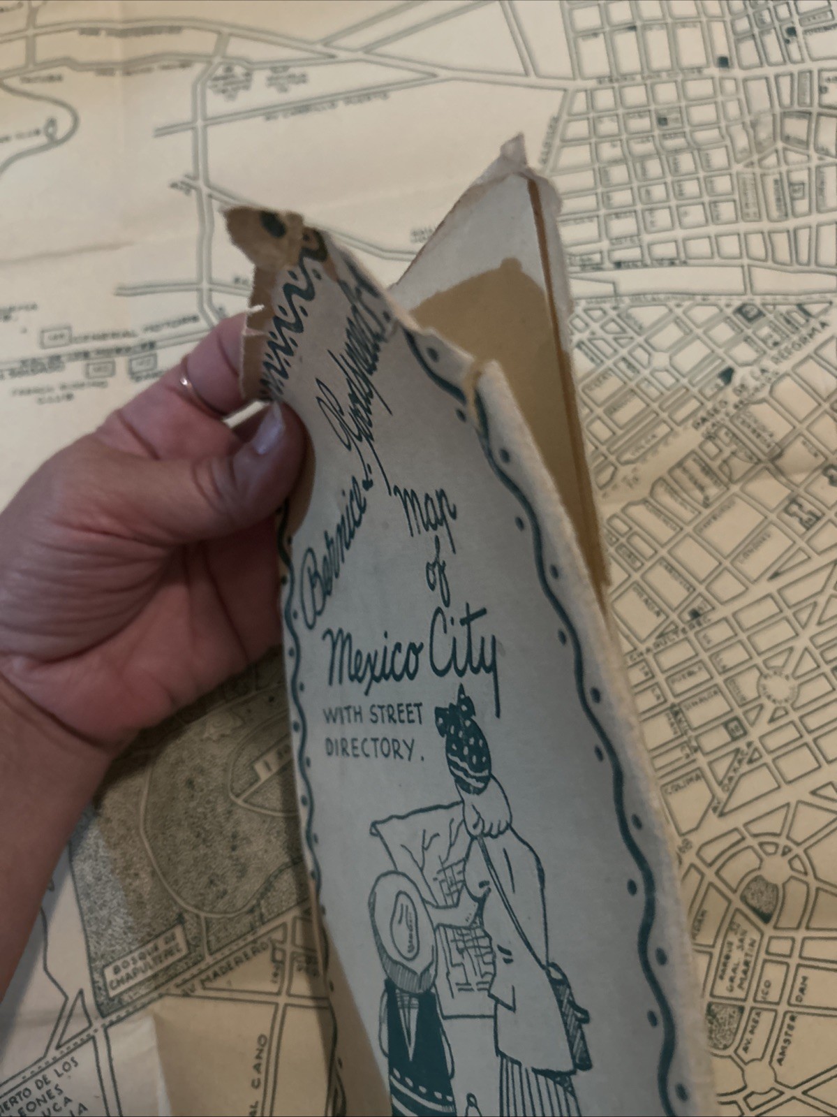Bernice I. Goodspeed’s Map Of Mexico City 1949-1951 2nd Edition sells for $500