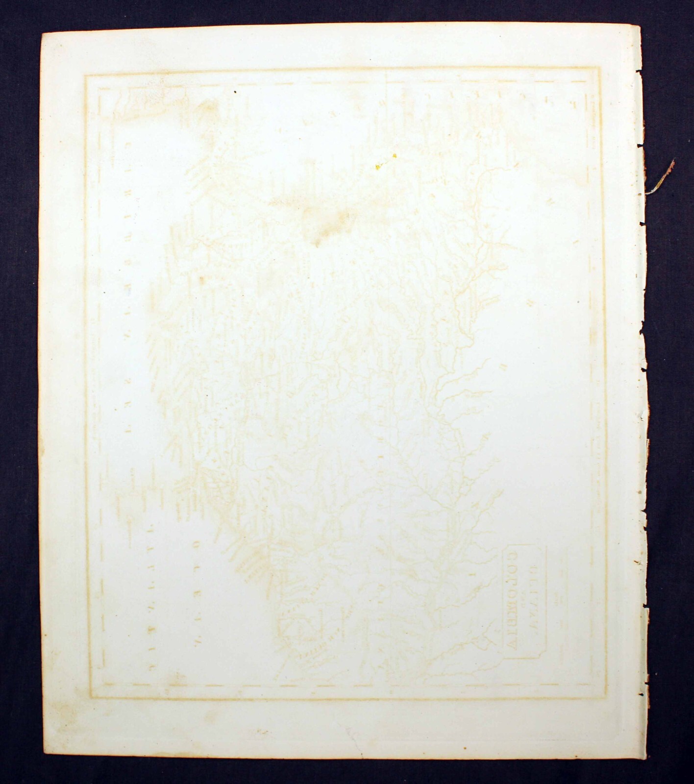 1832 South America M. Malte-Brun Color Map J.H. Young