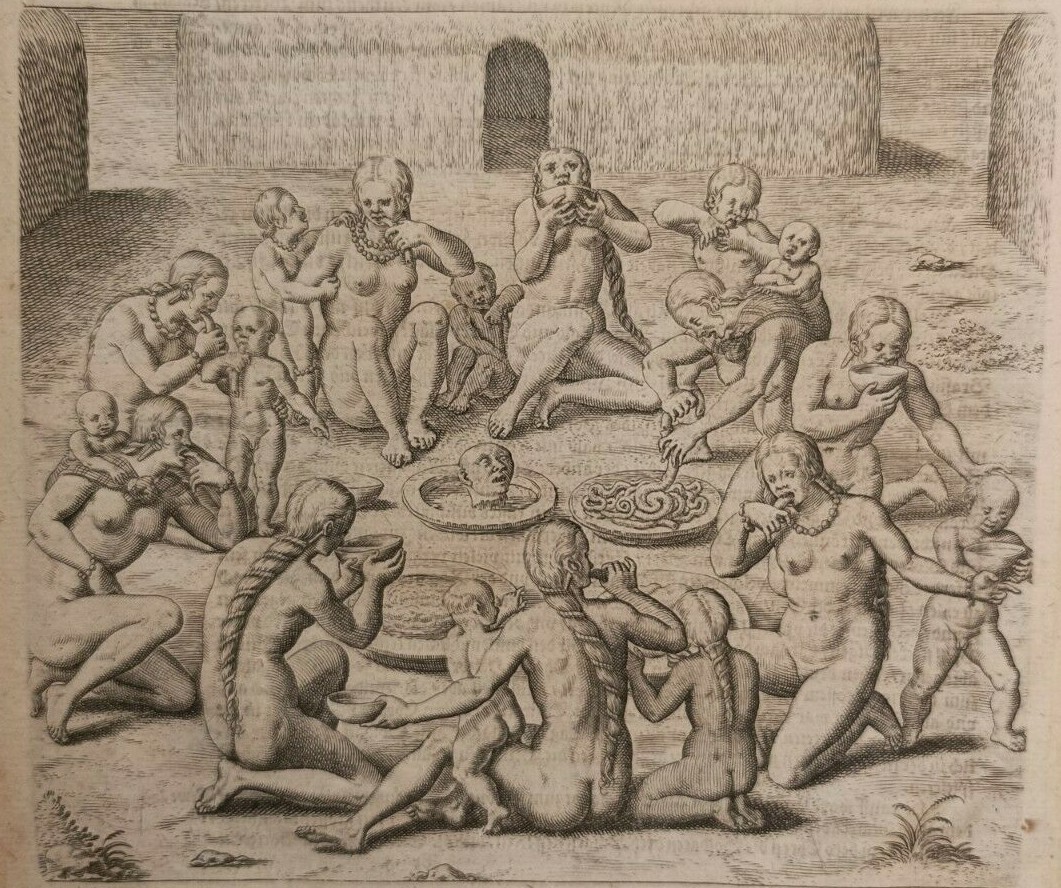 De Bry Theodore Brasil Brazil 1655 Hans Staden N8 cannibals