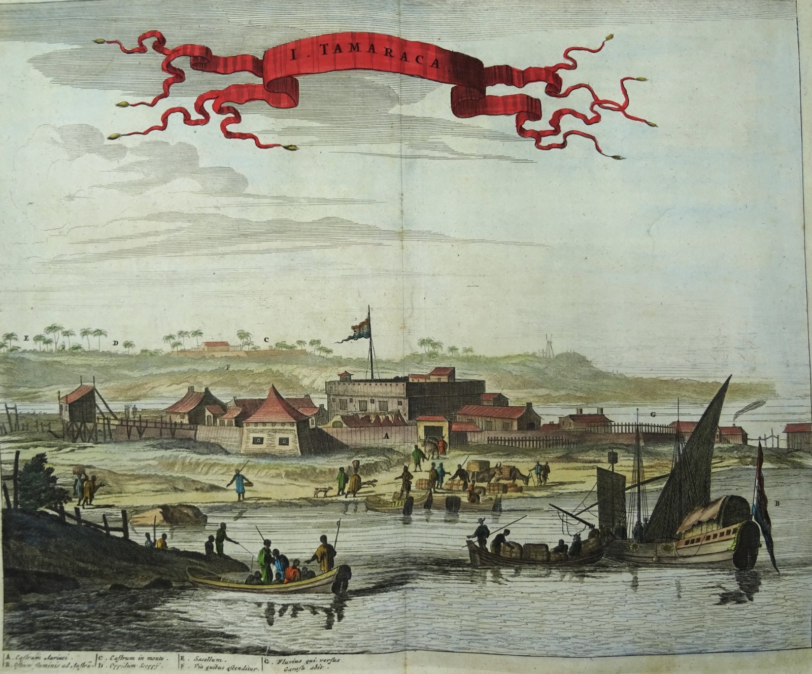 Brazil, Ilha de Itamaracá, Pernambuco, Montanus / Van Meurs, 1671, I. Tamaraca.