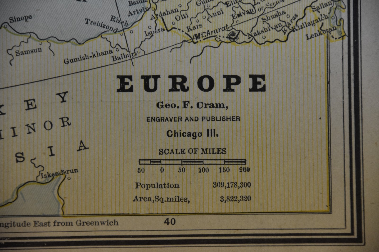 South America Europe Cuba Vintage Original 1886 Cram’s World Atlas Map Lot