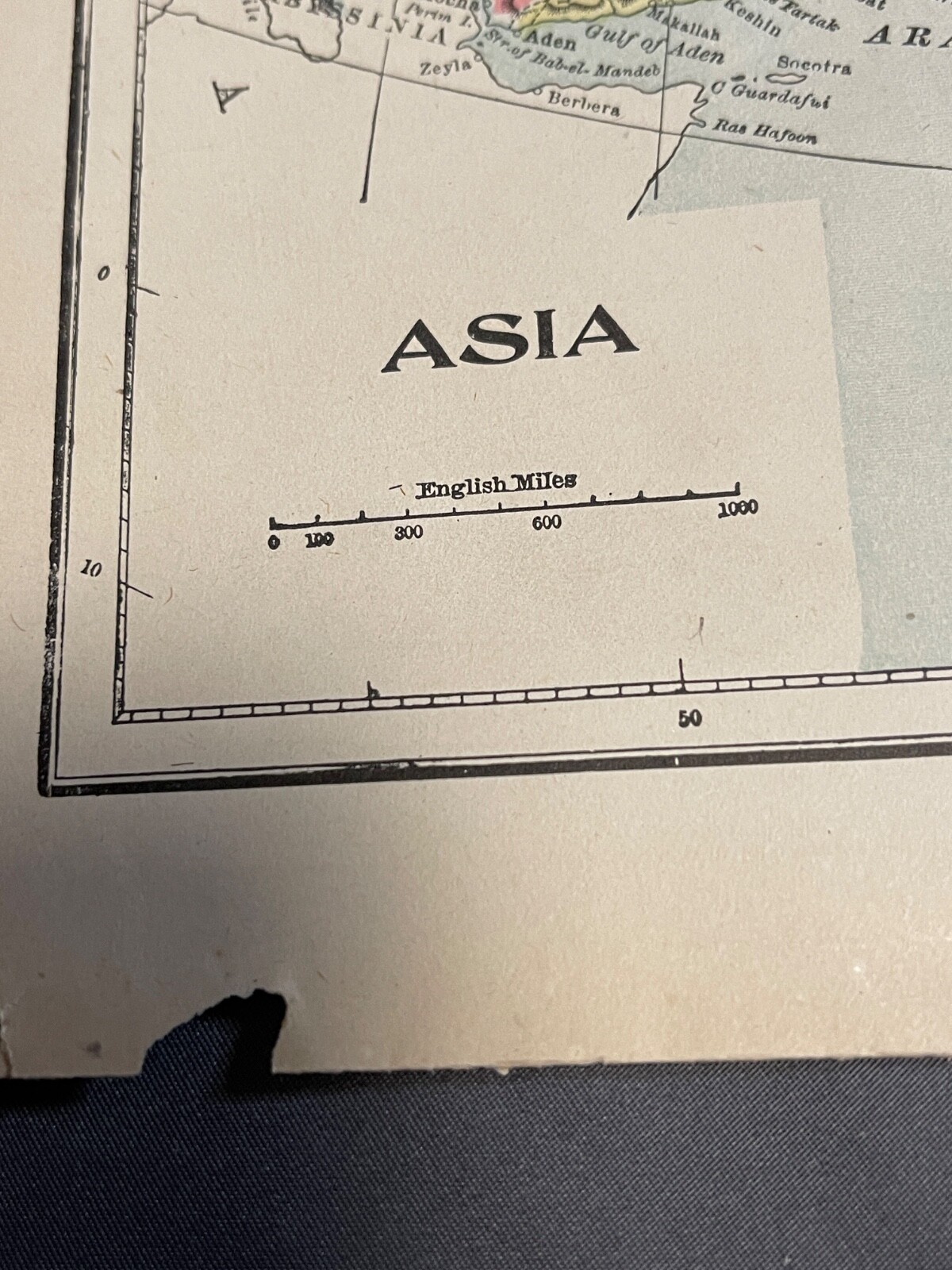 Antique Original Lot 3 Asia Maps 1908