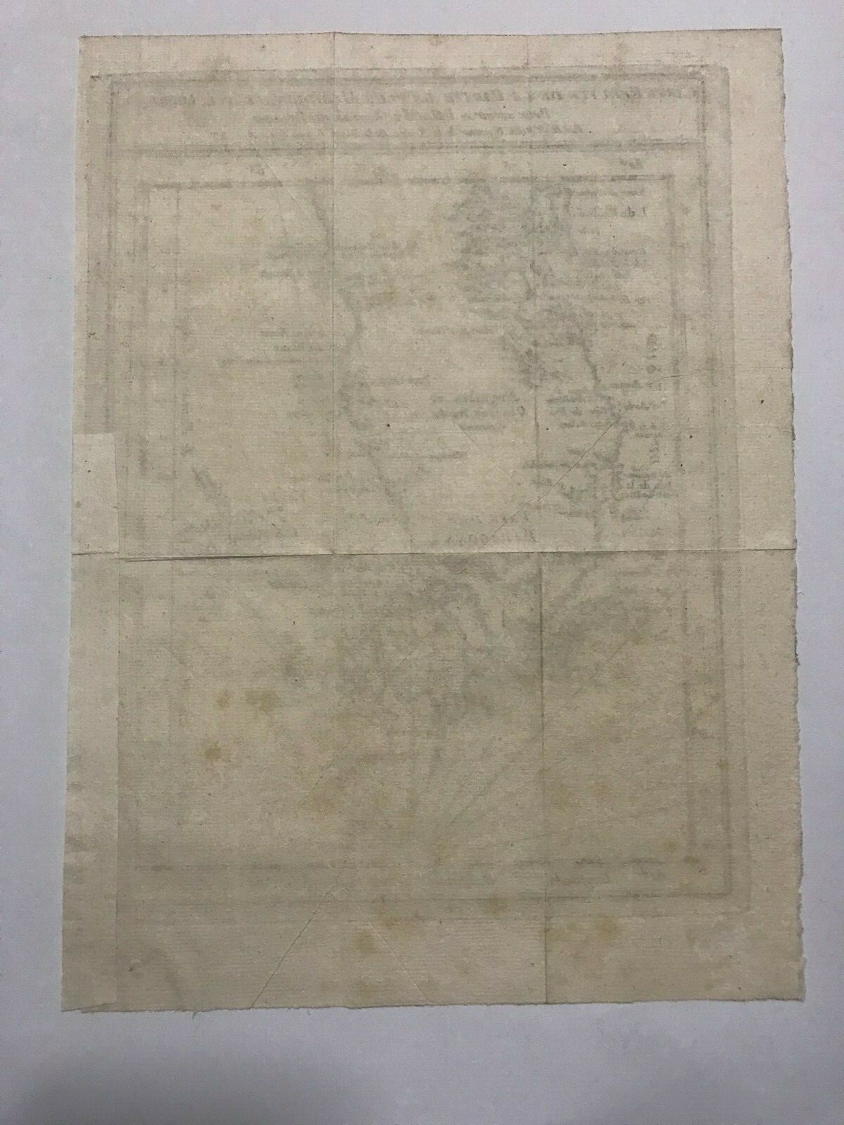 PATAGONIA 1750 NICOLAS BELLIN NICE ANTIQUE ENGRAVED MAP 18TH CENTURY