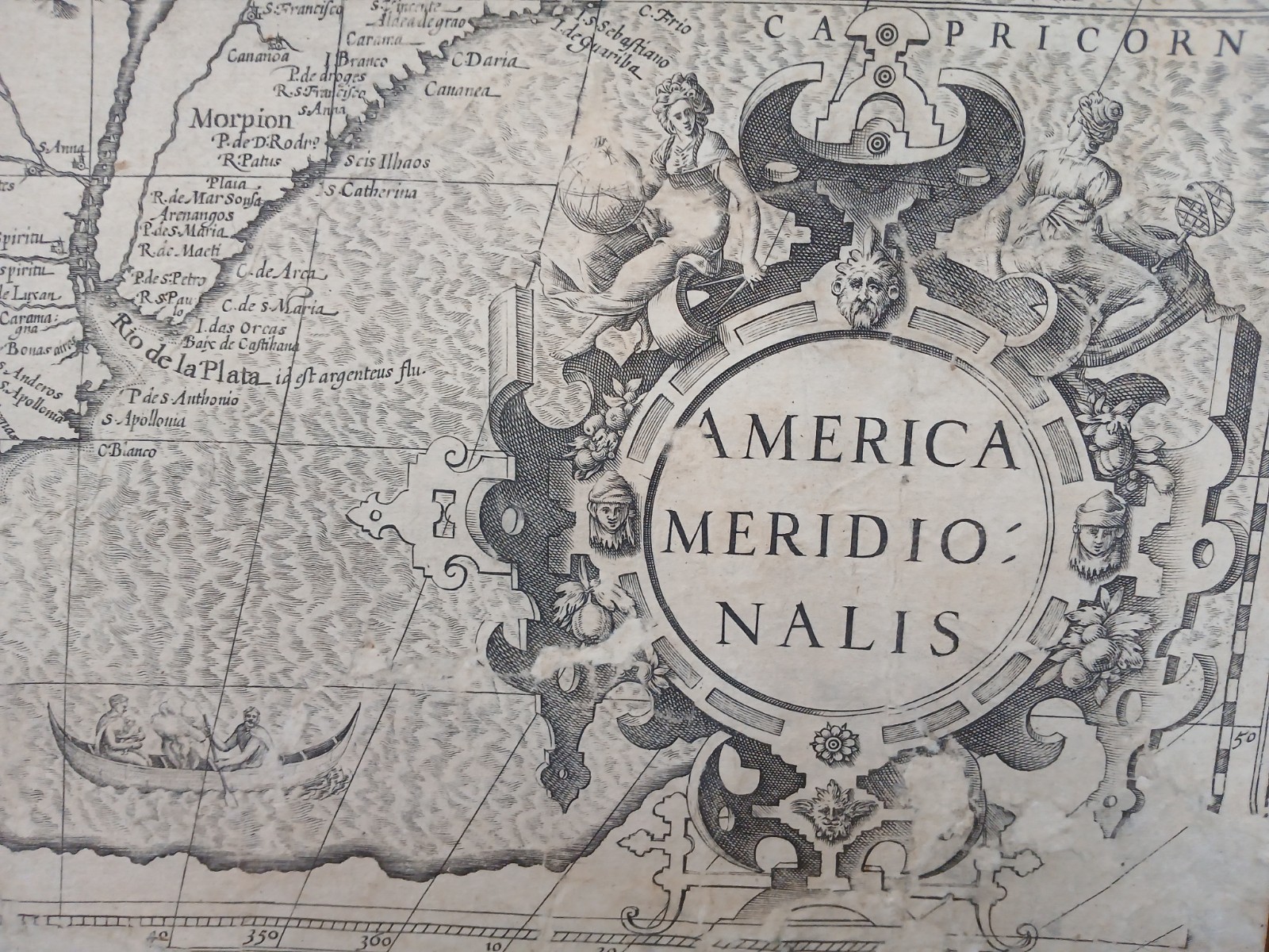 GERARD MERCATOR: AMERICA MERIDIONALIS: 1609
