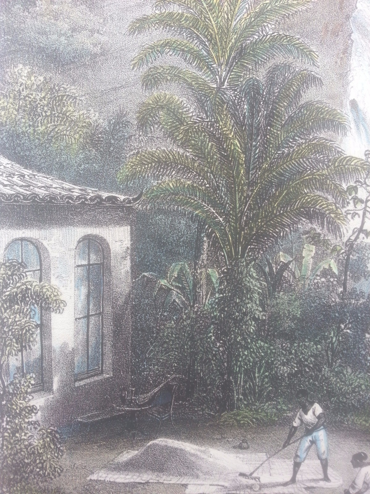 BRAZIL Rugendas Johnann Moritz 1835 Casade de Tijucca. Rio janeiro