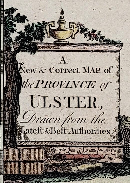 1778 Alexander Hogg Map of Ulster Ireland Original Hand Colored Provincial Map