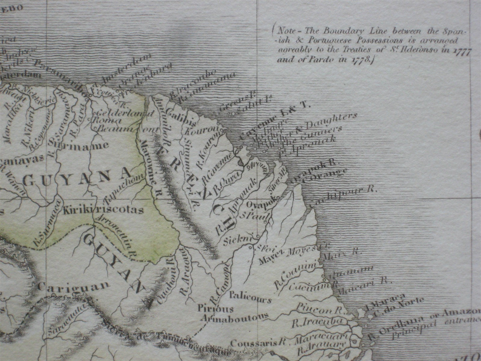 Original 1825 Tanner Wall-Size Map SOUTH AMERICA Brazil Colombia Chile Patagonia