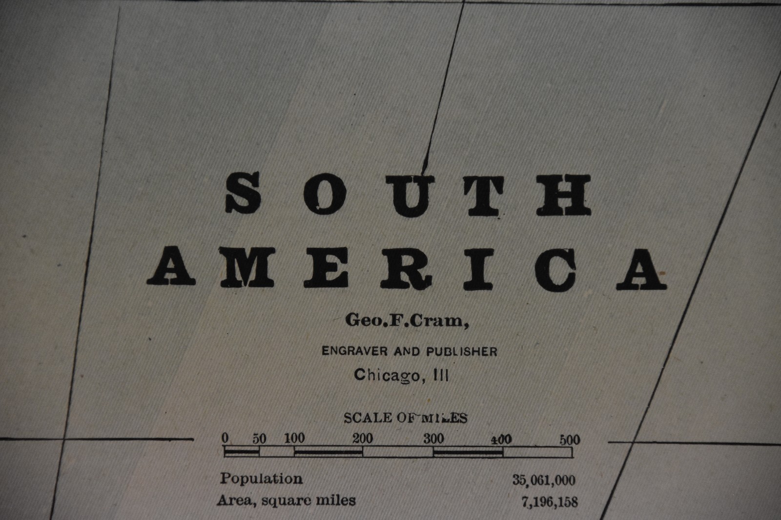 South America Europe Cuba Vintage Original 1886 Cram’s World Atlas Map Lot