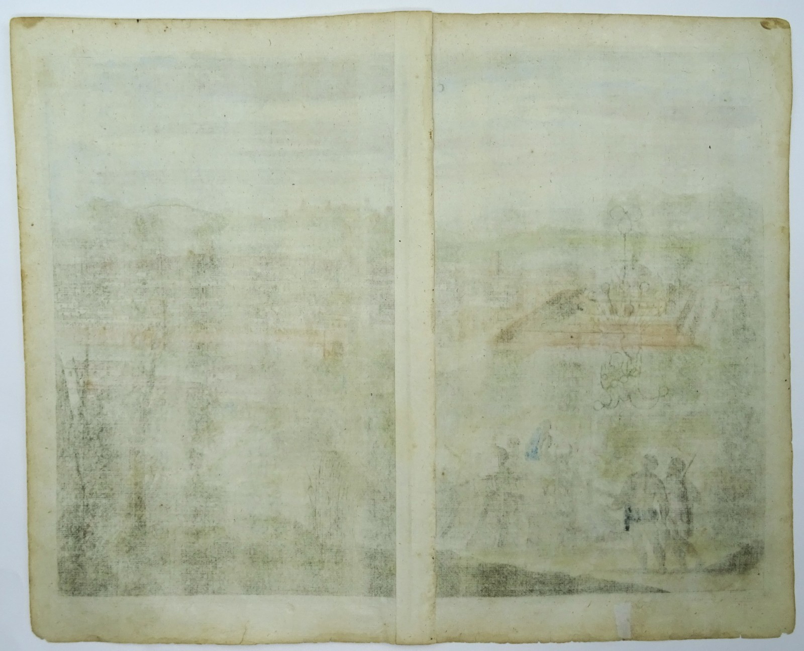 Peru, Cusco, panoramic view by Montanus / Van Meurs, 1671, Cusco