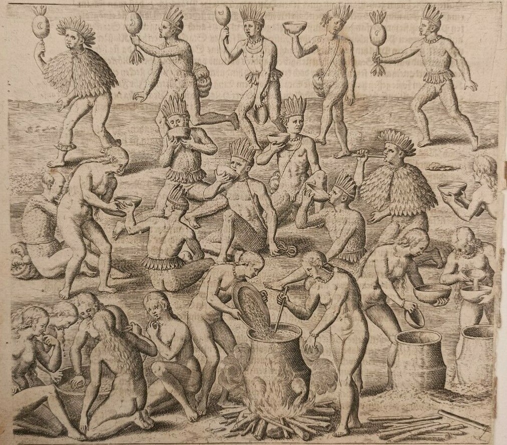 De Bry Theodore Brasil Brazil 1655 Hans Staden N7 cannibals